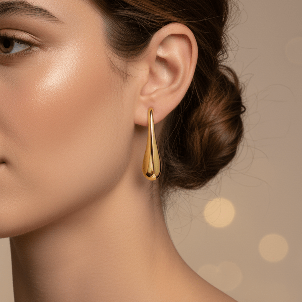 Radiant Teardrop Statement Earrings - MacroPanora