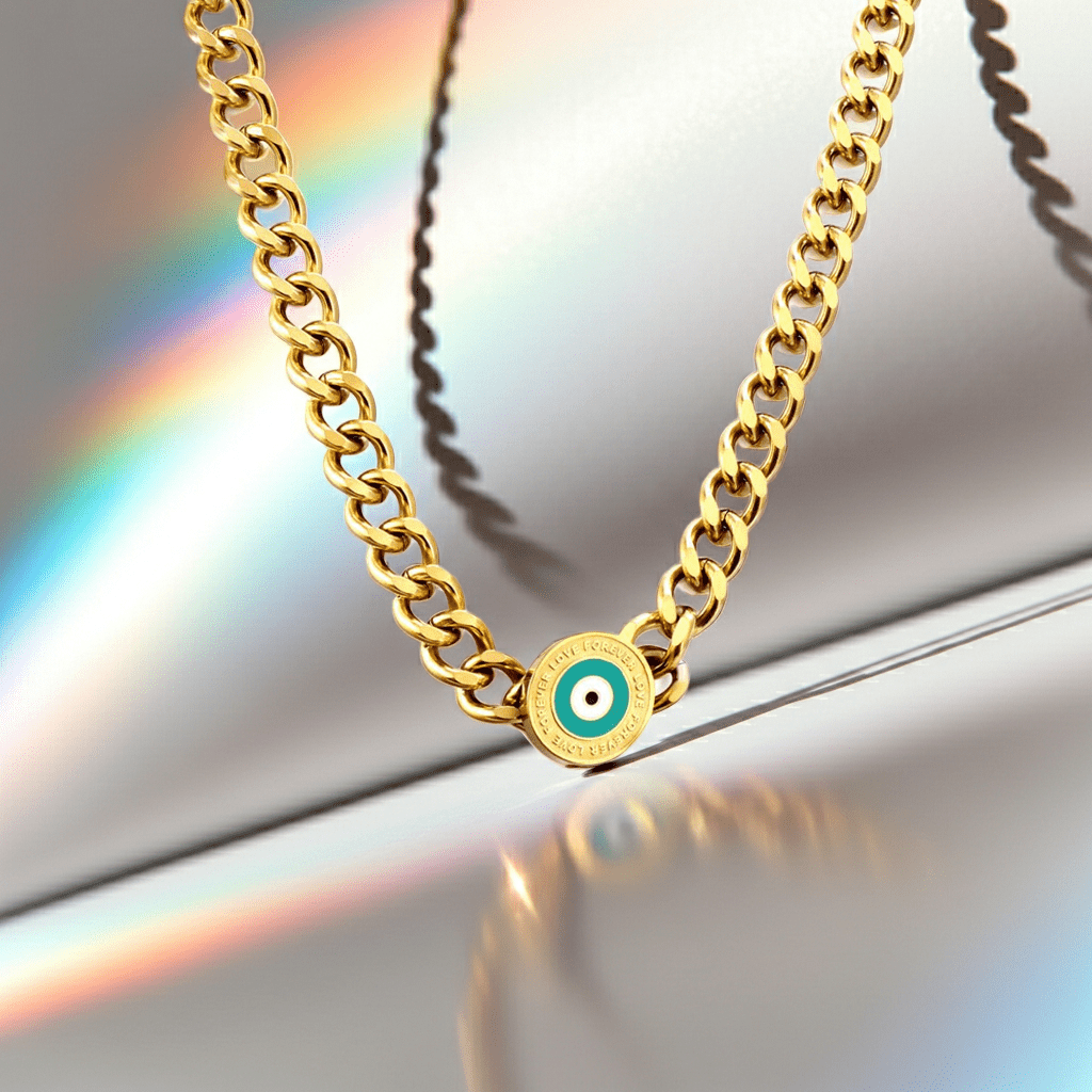 Rainbow Eye Pendant - MacroPanora