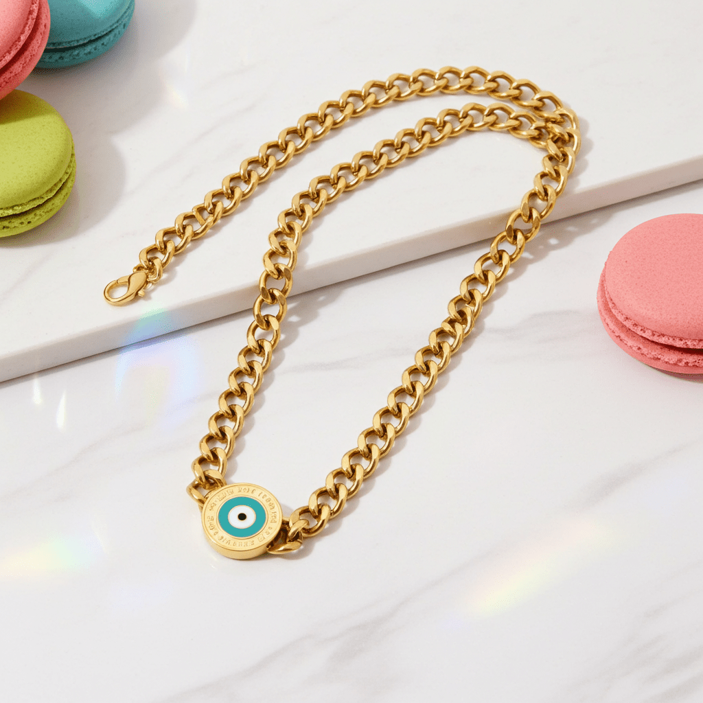 Rainbow Eye Pendant - MacroPanora