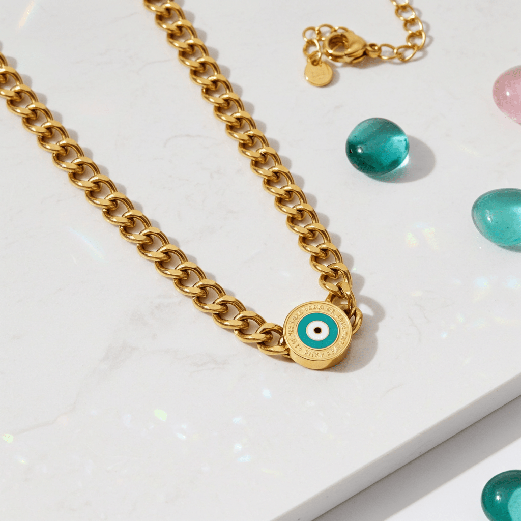 Rainbow Eye Pendant - MacroPanora