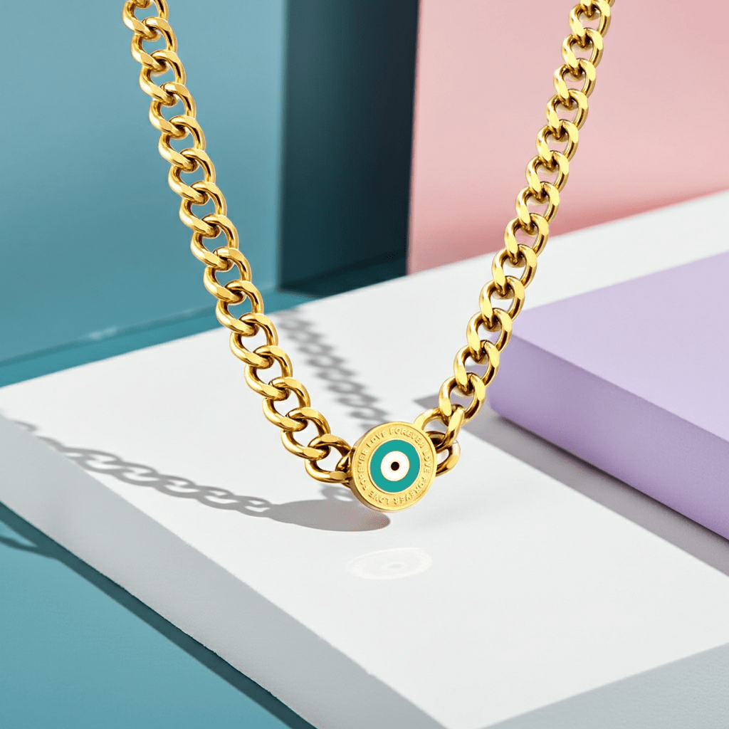 Rainbow Eye Pendant - MacroPanora