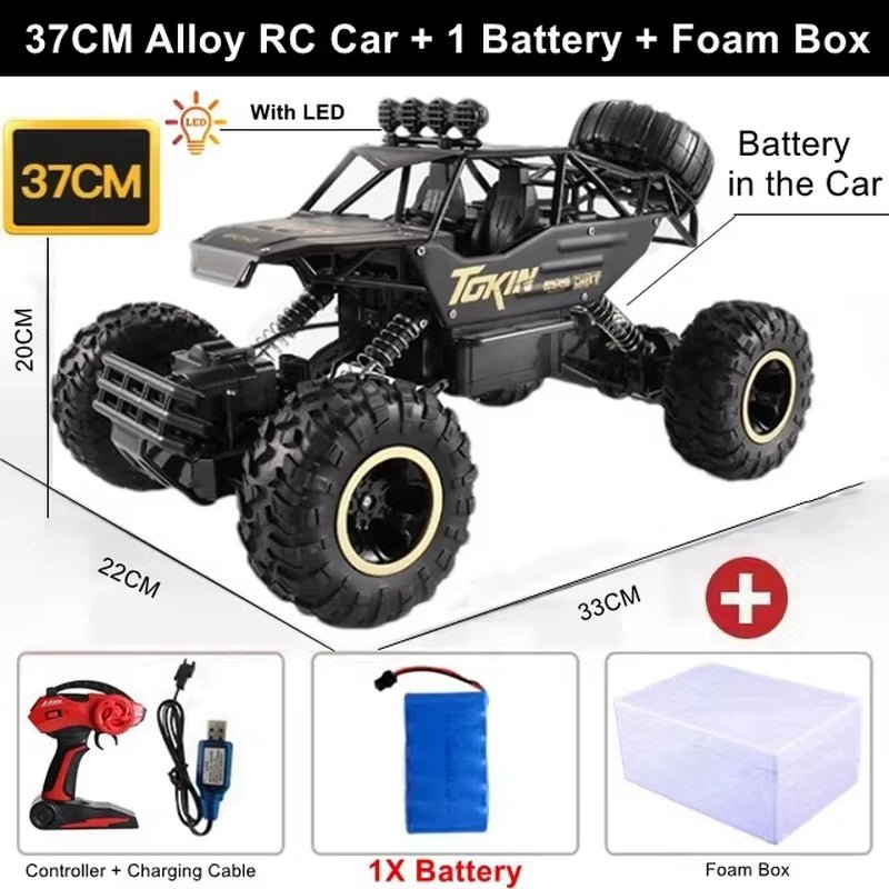 RC Car Remote Control Climbing Vehicle Outdoor All Terrain Off - Road Trucks 4WD Racing Drift Cars Toy Gift for Kids Adults - MacroPanora