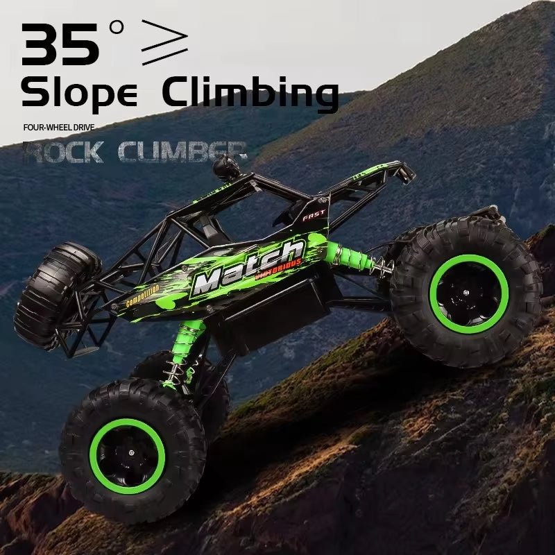 RC Car Remote Control Climbing Vehicle Outdoor All Terrain Off - Road Trucks 4WD Racing Drift Cars Toy Gift for Kids Adults - MacroPanora