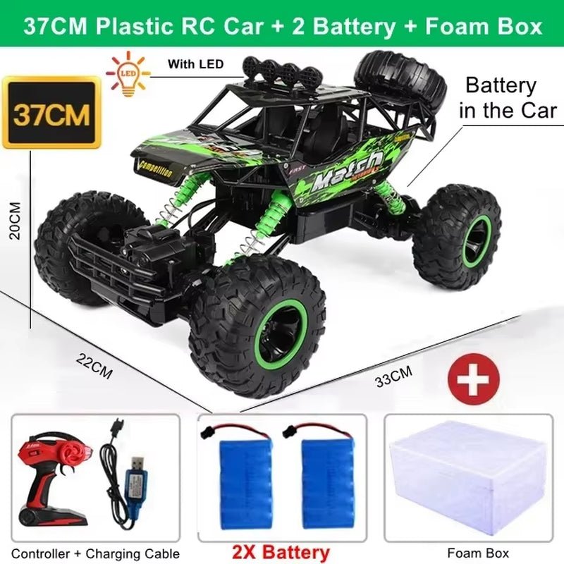 RC Car Remote Control Climbing Vehicle Outdoor All Terrain Off - Road Trucks 4WD Racing Drift Cars Toy Gift for Kids Adults - MacroPanora