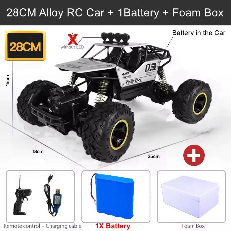 RC Car Remote Control Climbing Vehicle Outdoor All Terrain Off - Road Trucks 4WD Racing Drift Cars Toy Gift for Kids Adults - MacroPanora