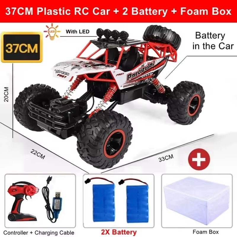 RC Car Remote Control Climbing Vehicle Outdoor All Terrain Off - Road Trucks 4WD Racing Drift Cars Toy Gift for Kids Adults - MacroPanora