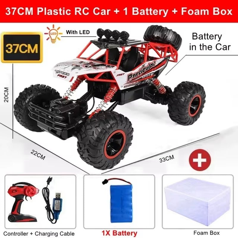RC Car Remote Control Climbing Vehicle Outdoor All Terrain Off - Road Trucks 4WD Racing Drift Cars Toy Gift for Kids Adults - MacroPanora