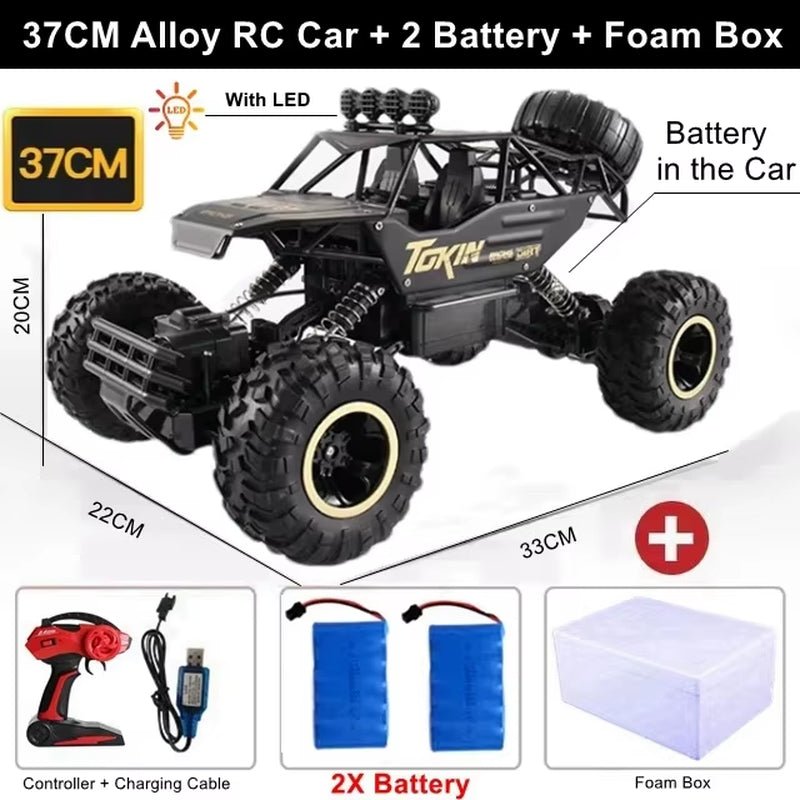 RC Car Remote Control Climbing Vehicle Outdoor All Terrain Off - Road Trucks 4WD Racing Drift Cars Toy Gift for Kids Adults - MacroPanora