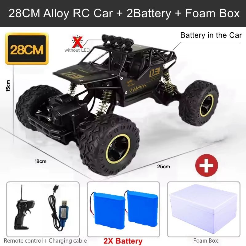 RC Car Remote Control Climbing Vehicle Outdoor All Terrain Off - Road Trucks 4WD Racing Drift Cars Toy Gift for Kids Adults - MacroPanora