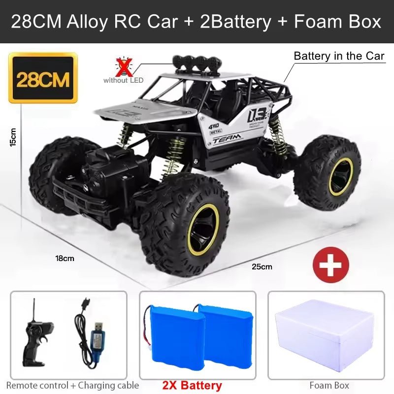 RC Car Remote Control Climbing Vehicle Outdoor All Terrain Off - Road Trucks 4WD Racing Drift Cars Toy Gift for Kids Adults - MacroPanora