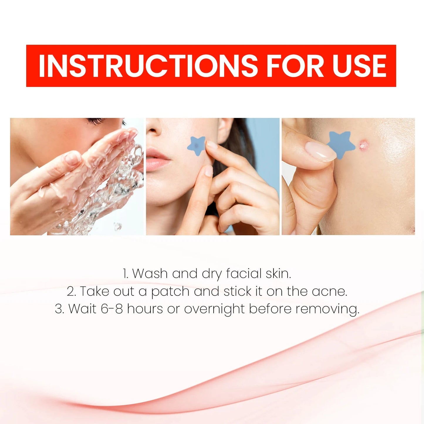 Repair Acne Patch Facial Skin Care Fade Blemishes Pimple Marks Closed Acne Blemishes Cover Acne Pimple Repair Patch - MacroPanora