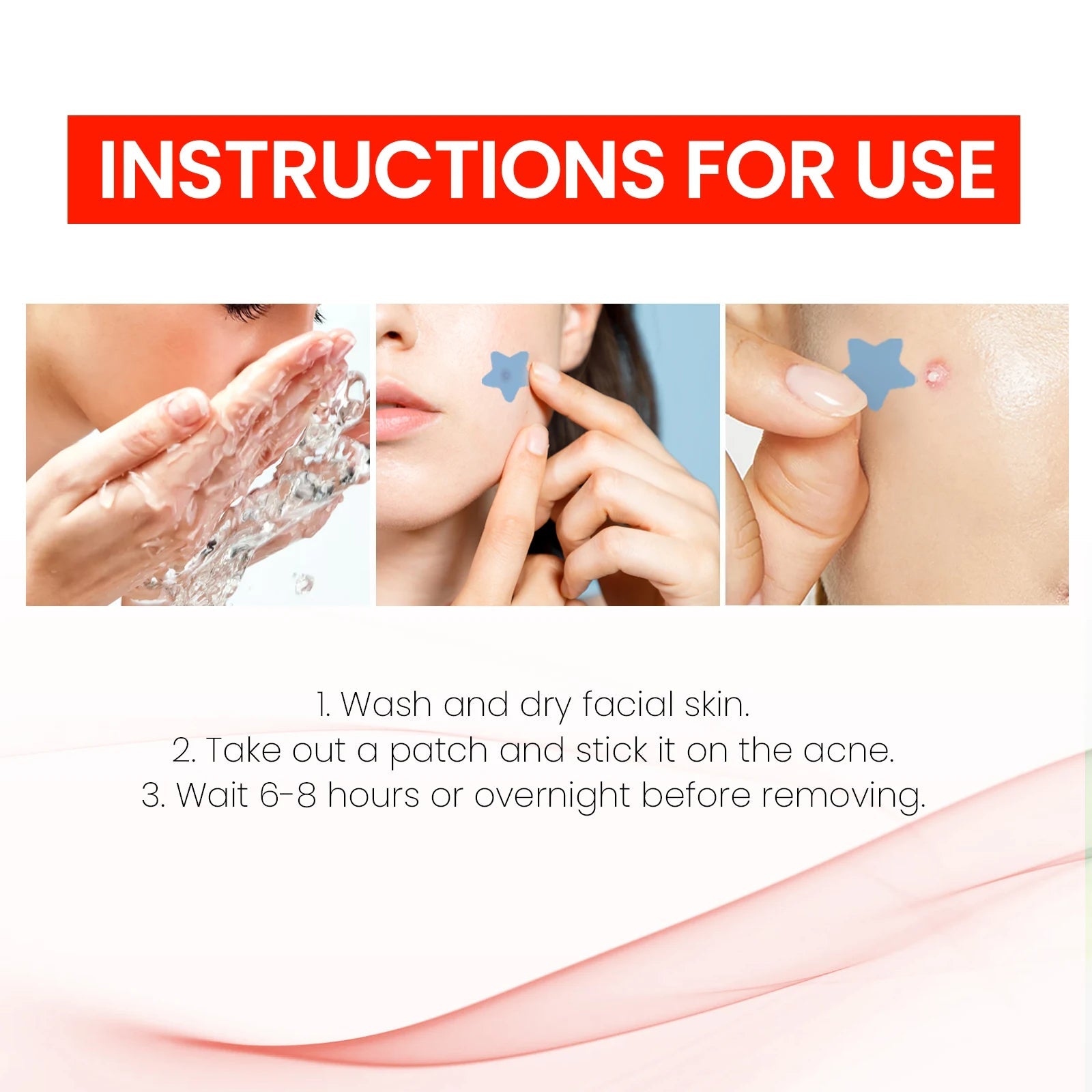 Repair Acne Patch Facial Skin Care Fade Blemishes Pimple Marks Closed Acne Blemishes Cover Acne Pimple Repair Patch - MacroPanora