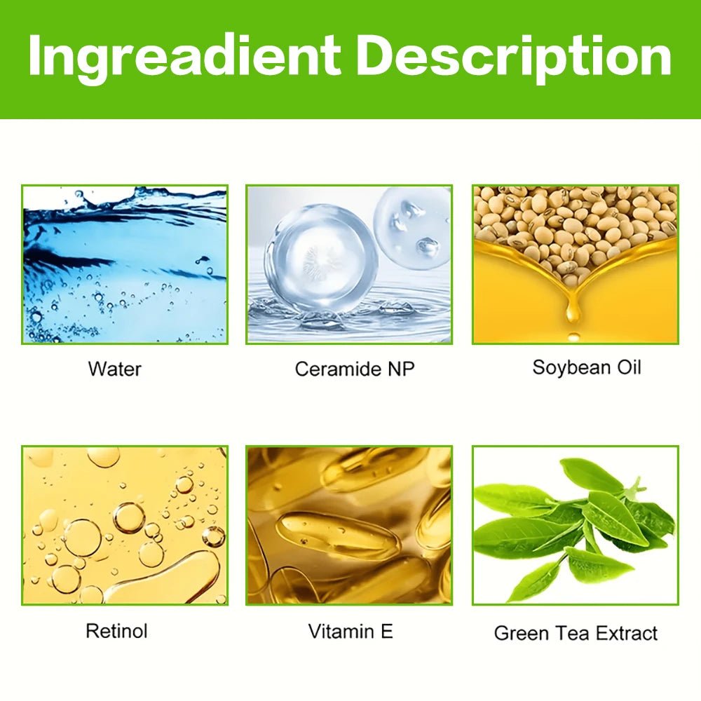 Retinol Aging Removes Wrinkles Serum Pore Shrinking Serum Whitening Moisturizing Serum Pigment Spots Remove Face Firming Oil - MacroPanora