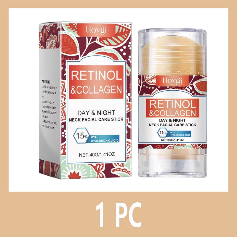 Retinol and Collagen Neck Cream - 40g | Firming, Moisturizing, and Lifting Formula with Hyaluronic Acid for All Skin Types - MacroPanora