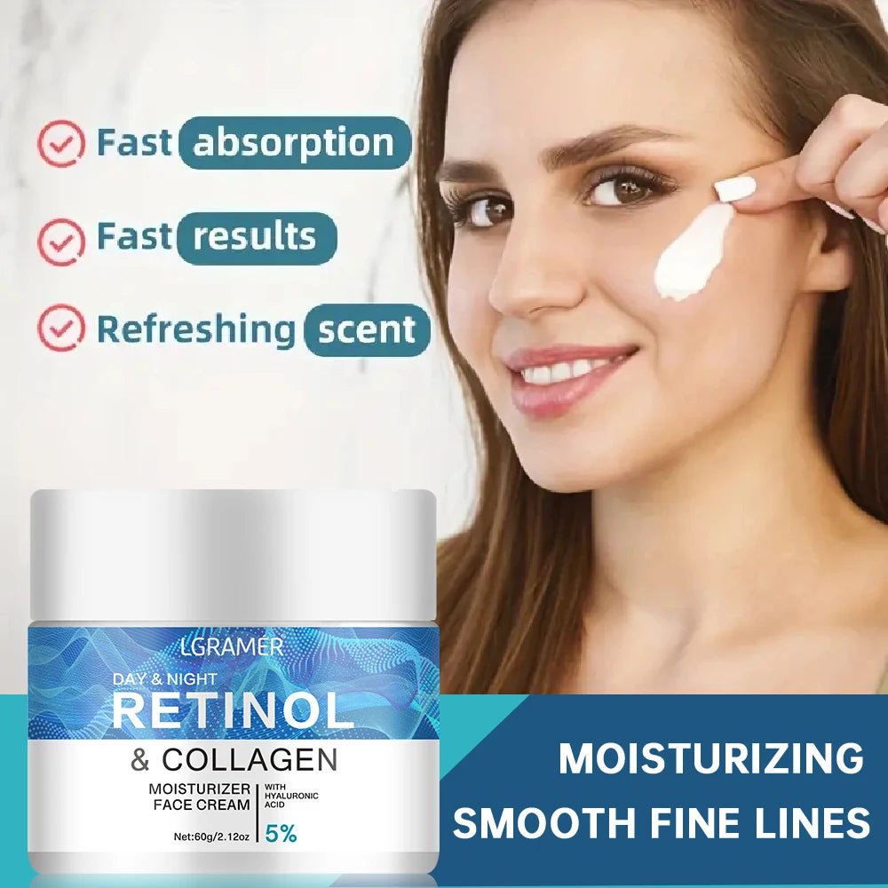 Retinol Firming Face Cream Lifting Neck Anti - Aging Remove Wrinkles Night Day Cream Moisturizing Facial Serum Body Skin Care - MacroPanora