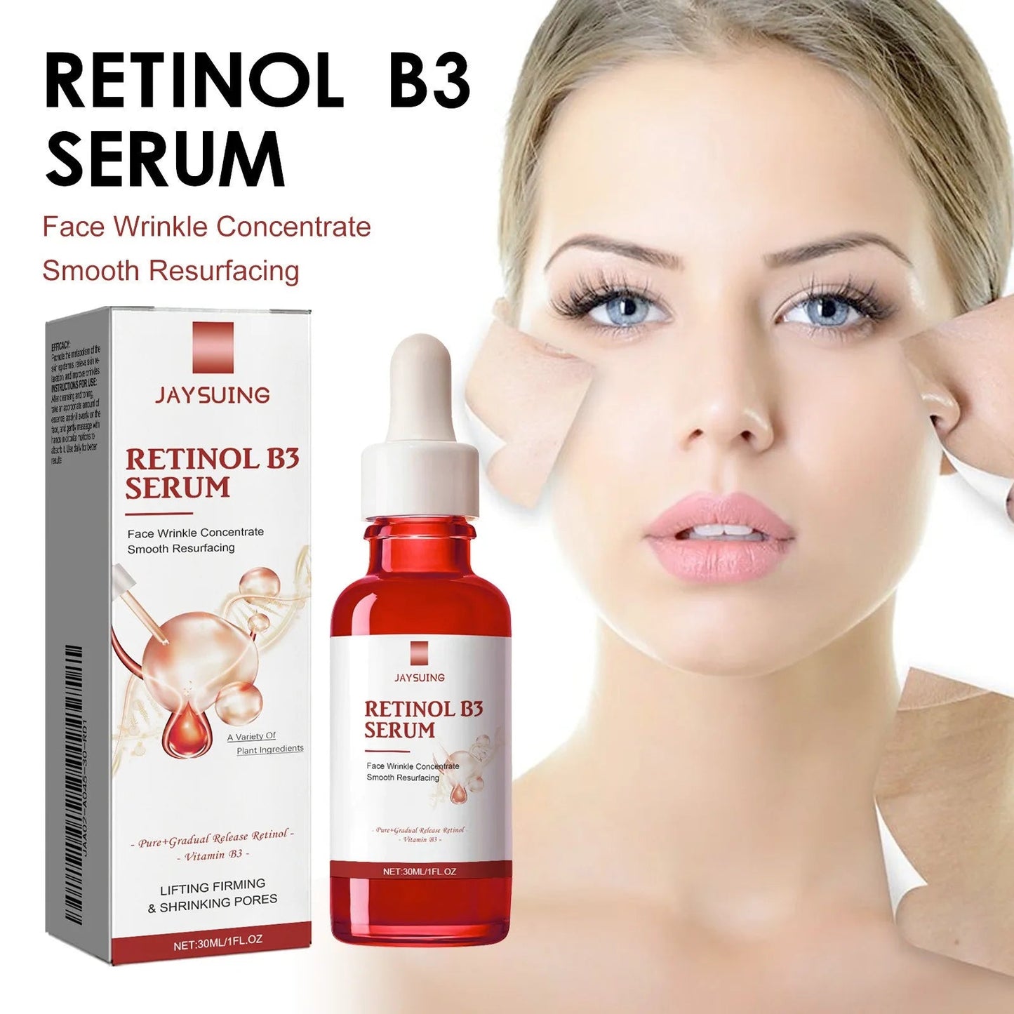 Retinol Ordinary Serum anti Aging Remove Wrinkle Serum Lifting Brighten Skin Fade Eye Fine Lines Moisturize Firm Facial Essence - MacroPanora
