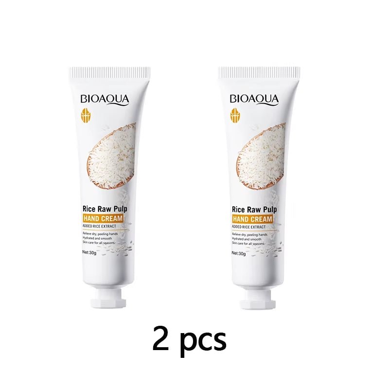 Rice Hand Cream Volumizing Rejuvenating Nourishing Moisturizing Refreshing Non - Greasy Hand Care Cream 30G - MacroPanora