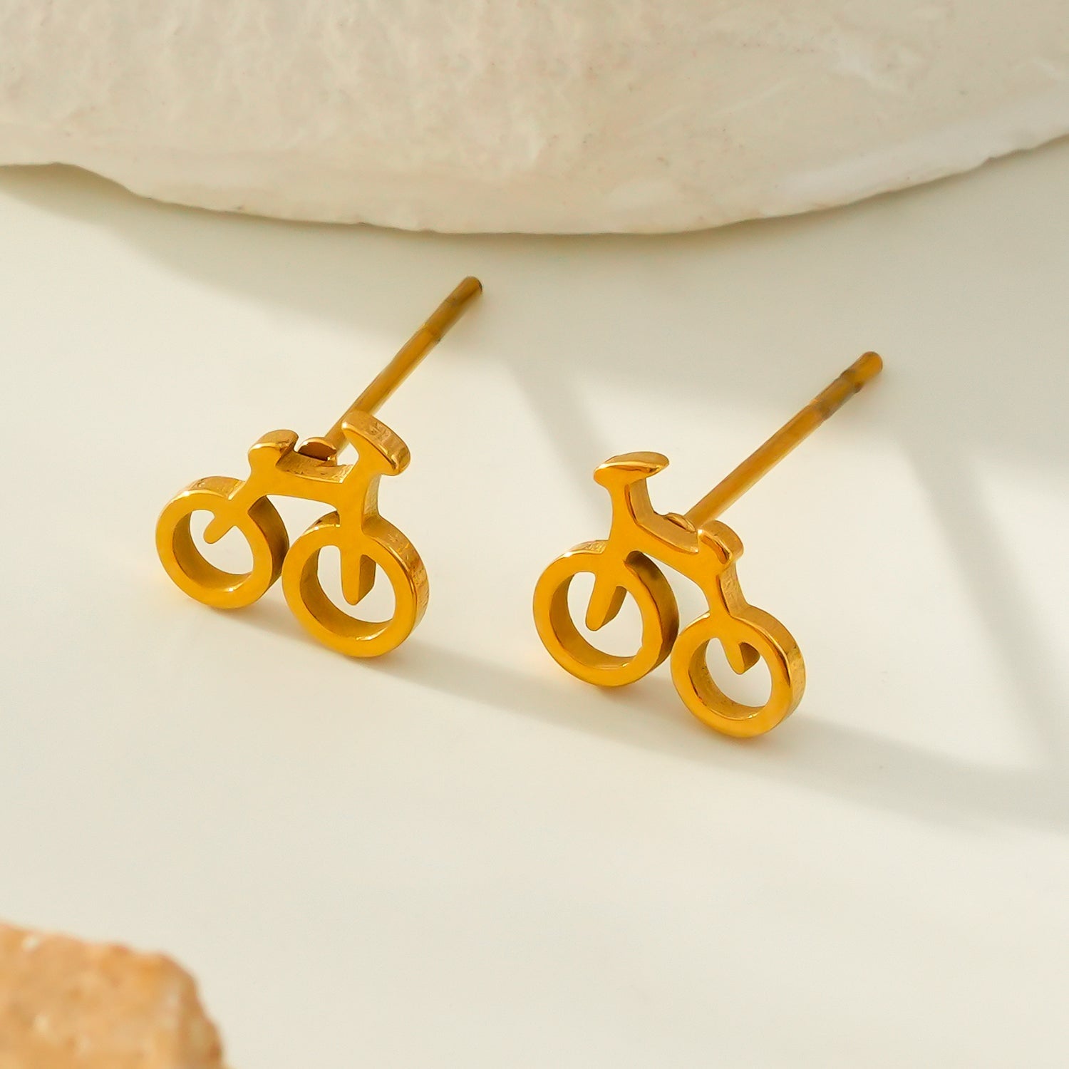 RIDER: Cyclist & Biker Stud Earrings – Celebrate Your Passion for Two Wheels - MacroPanora