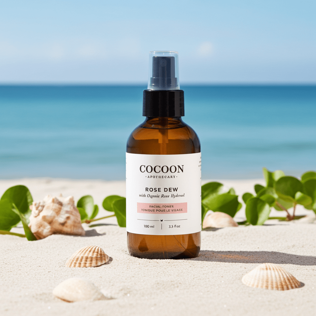 Rose Dew Facial Toner - Calming, Soothing Hydration - MacroPanora