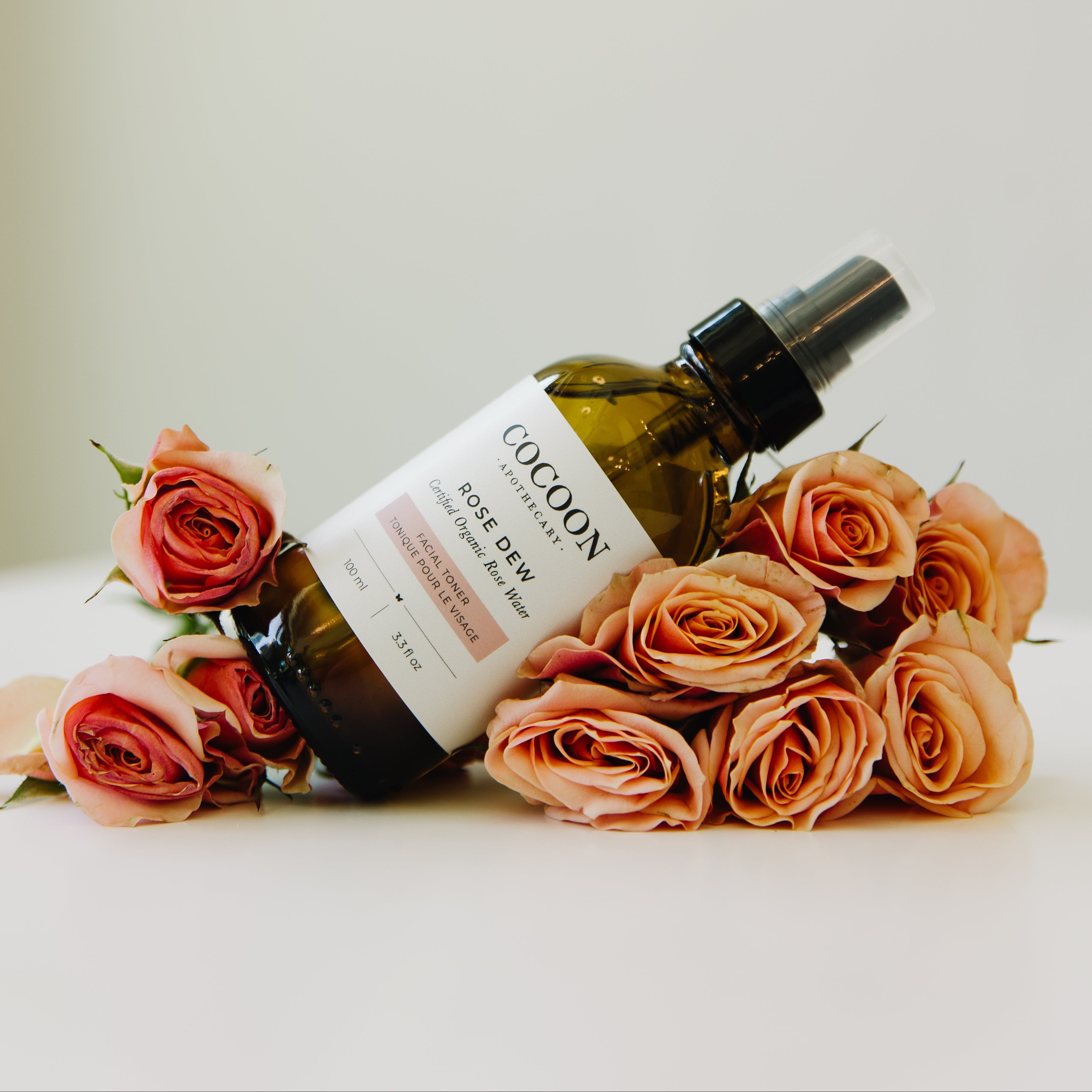 Rose Dew Facial Toner - Calming, Soothing Hydration - MacroPanora