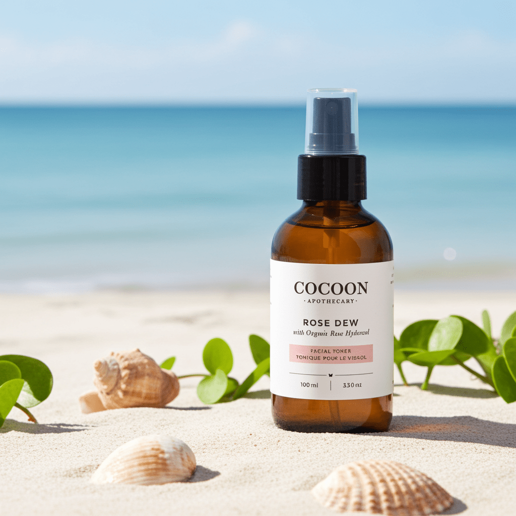 Rose Dew Facial Toner - Calming, Soothing Hydration - MacroPanora