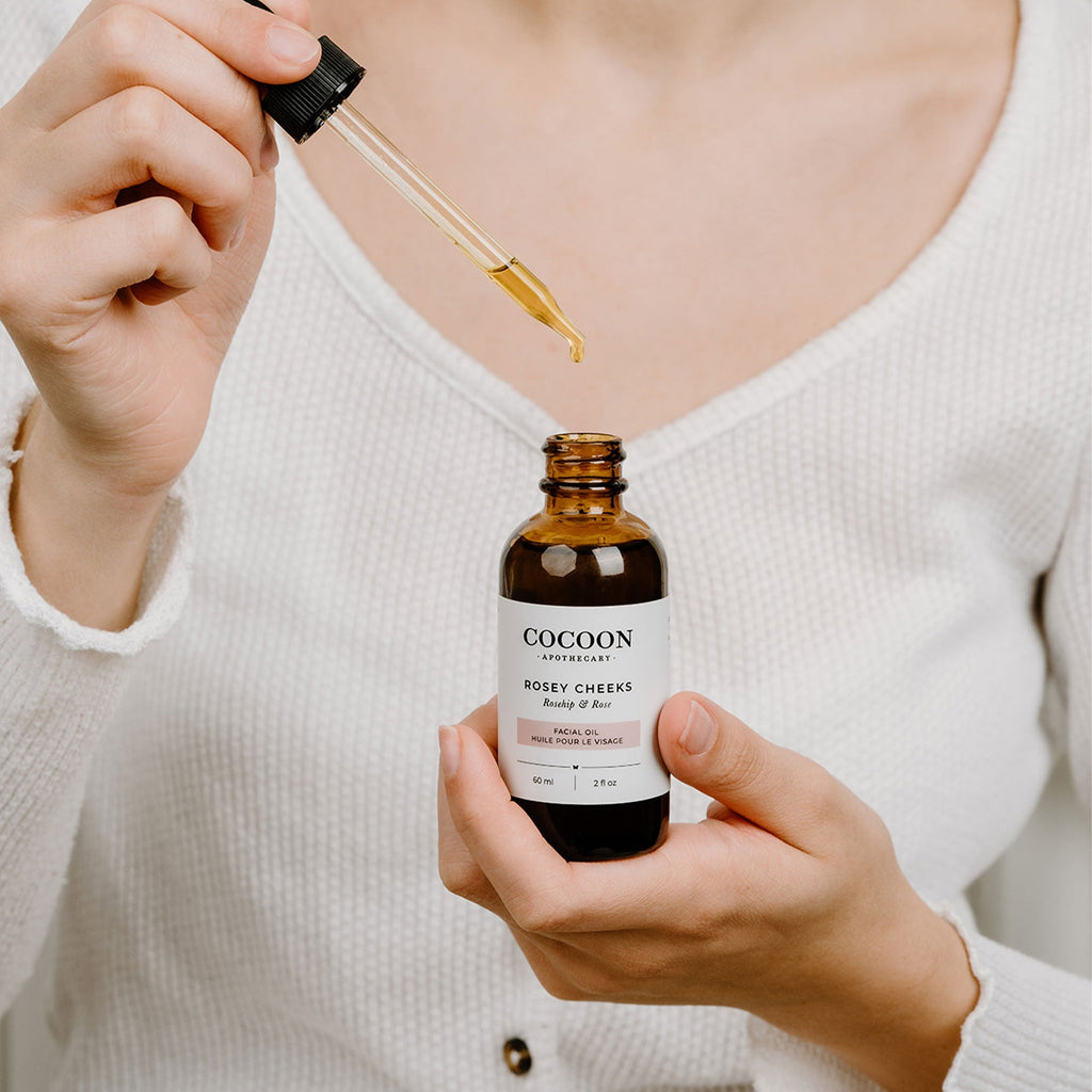 Rosey Cheeks Facial Oil - Radiance + Skin Renewal - MacroPanora