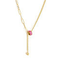 Ruby Sphere Cutout Pendant - MacroPanora