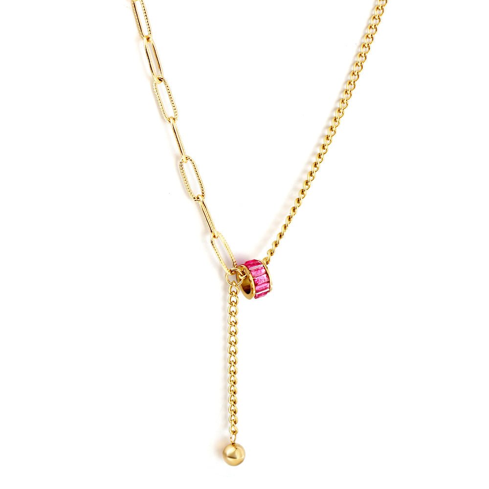 Ruby Sphere Cutout Pendant - MacroPanora