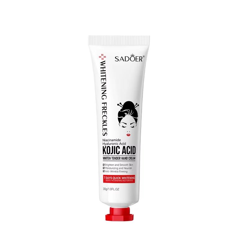 SADOER Kojic Acid Hand Cream Moisturizing Nourishing Brightening Hydrating Hand Creams Beauty Hands Skin Care Products - MacroPanora
