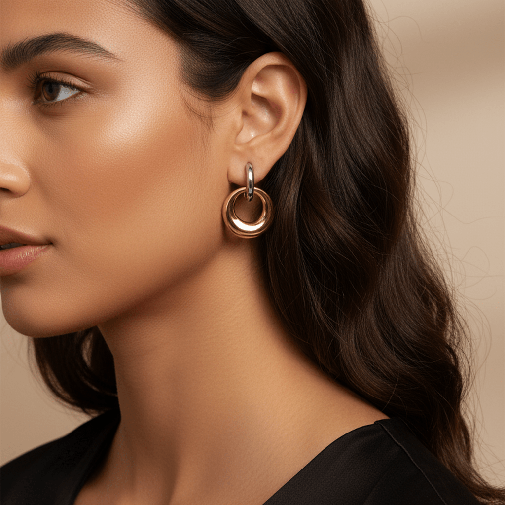 Sculptural Circle Hoops - MacroPanora