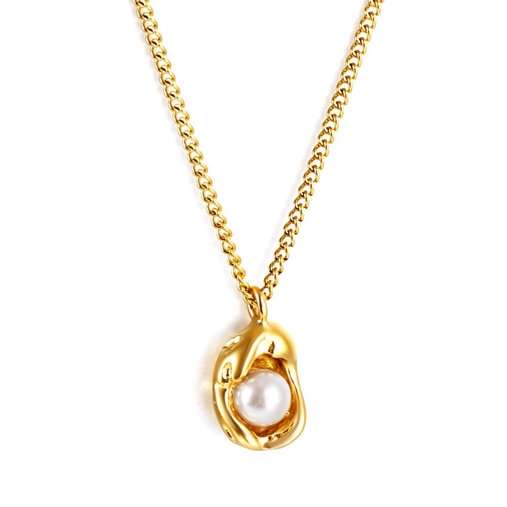 Sculptural Pearl Pendant - MacroPanora