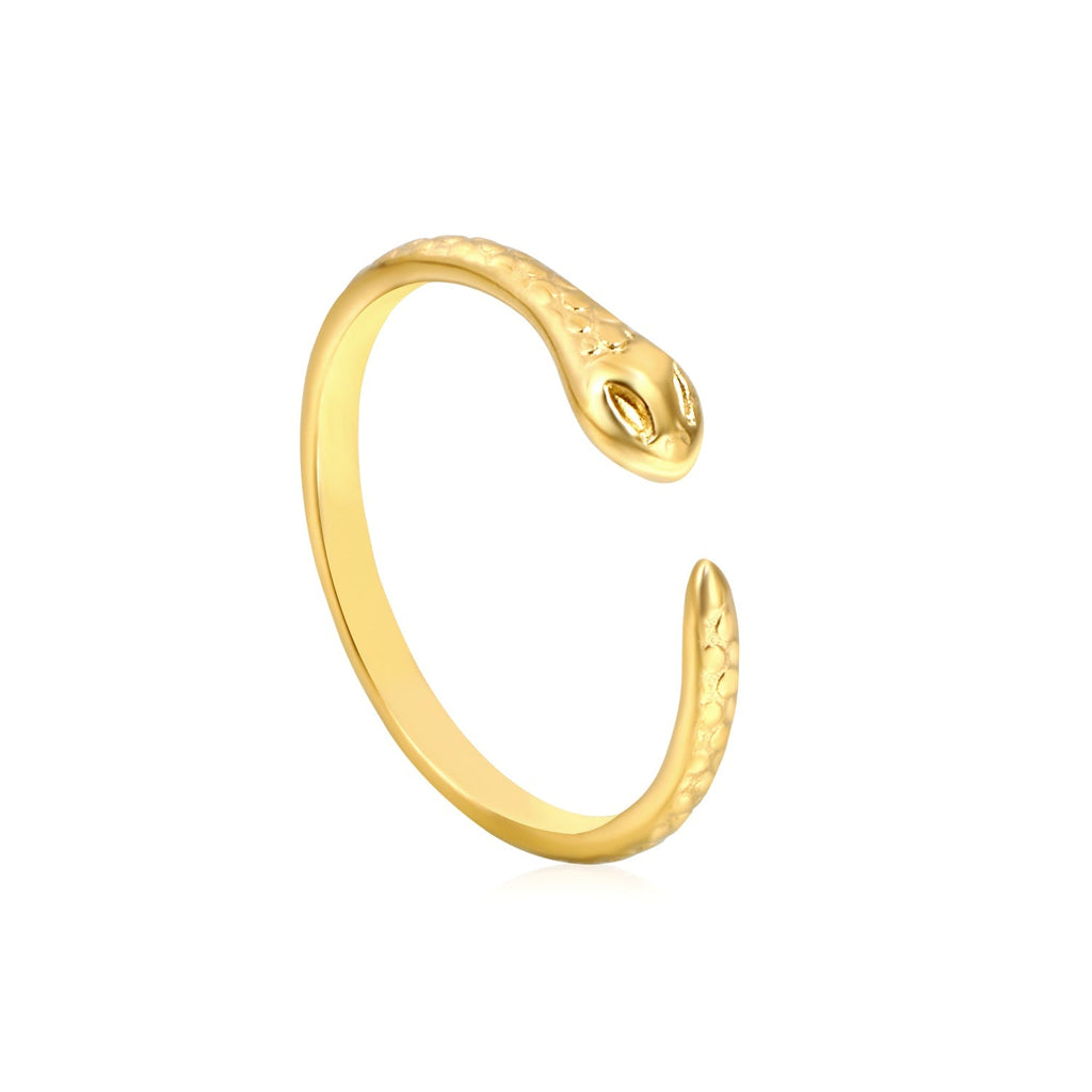 Serpent Embrace Statement Ring - MacroPanora