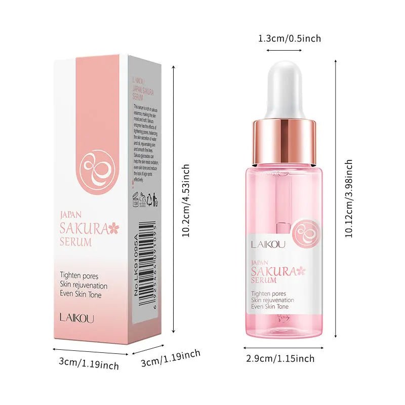 Serum Japan Sakura Essence Balance Grease Hyaluronic Acid Pure Brightening Rejuvenation Skin Care Face Serum - MacroPanora