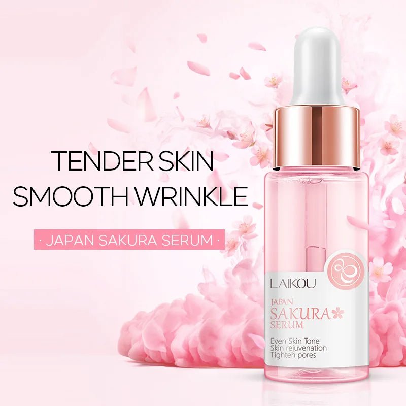 Serum Japan Sakura Essence Balance Grease Hyaluronic Acid Pure Brightening Rejuvenation Skin Care Face Serum - MacroPanora