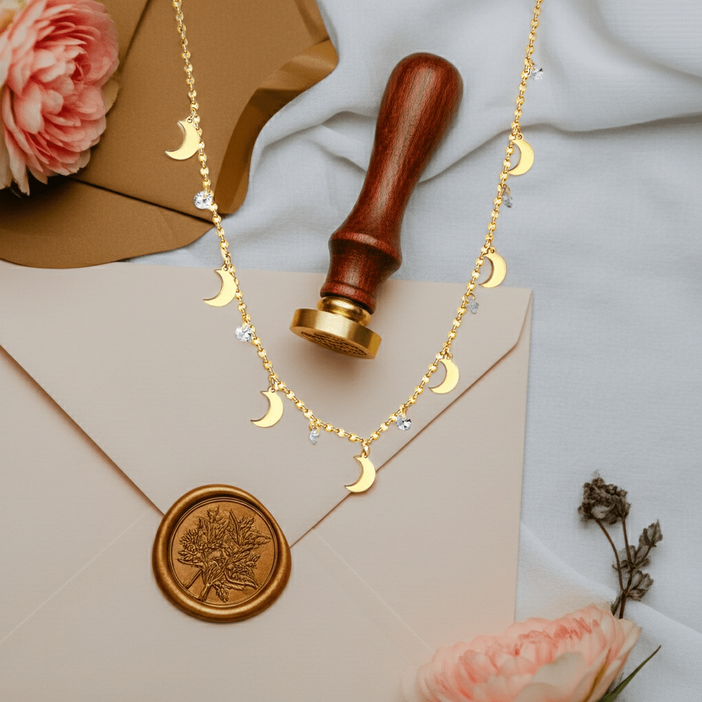 Seven Moons Diamond Necklace - MacroPanora