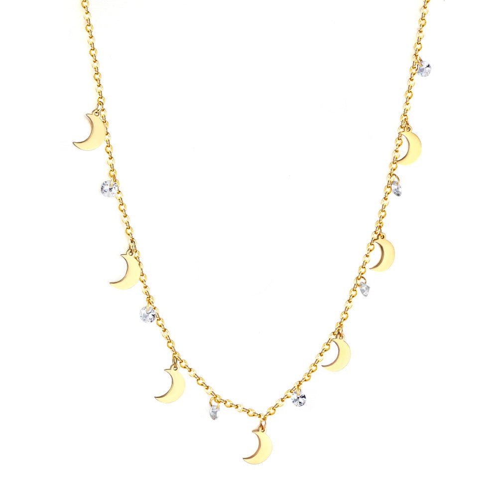 Seven Moons Diamond Necklace - MacroPanora