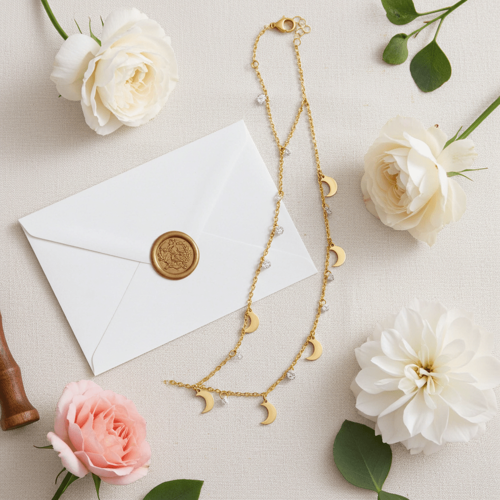 Seven Moons Diamond Necklace - MacroPanora