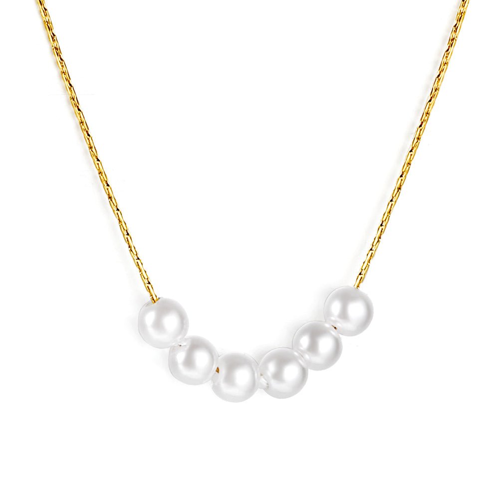Six Pearl Cascade Pendant - MacroPanora