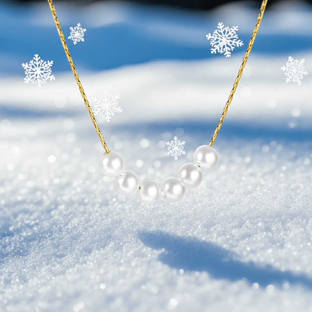 Six Pearl Cascade Pendant - MacroPanora