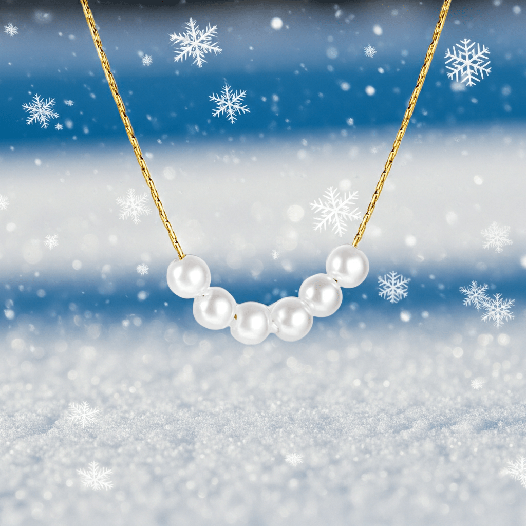 Six Pearl Cascade Pendant - MacroPanora