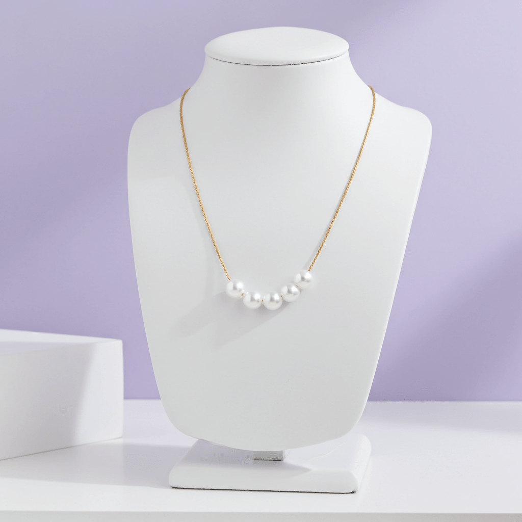 Six Pearl Cascade Pendant - MacroPanora