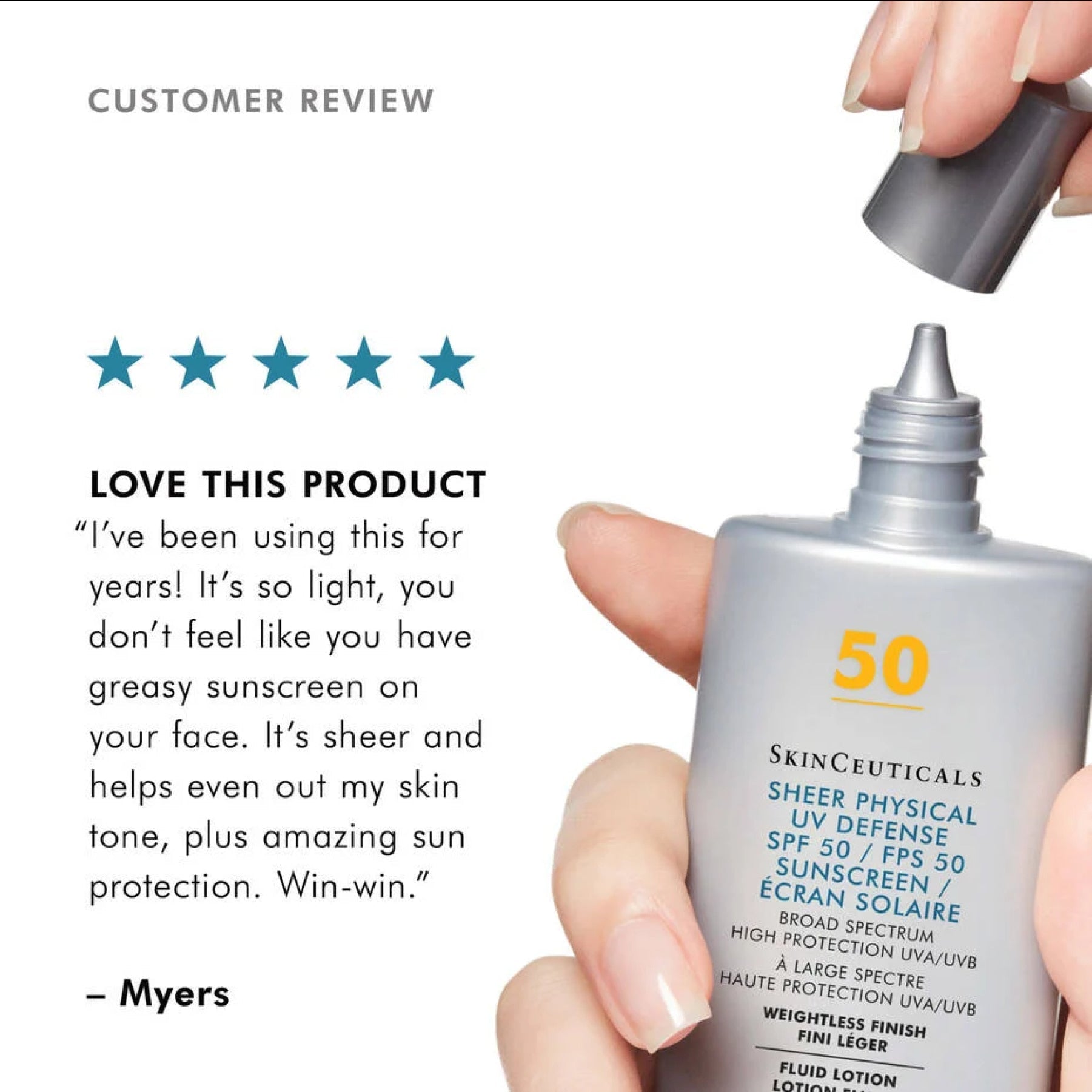 SkinCeuticals Sheer Physical UV Defense SPF 50 - Sunscreens | MacroPanora