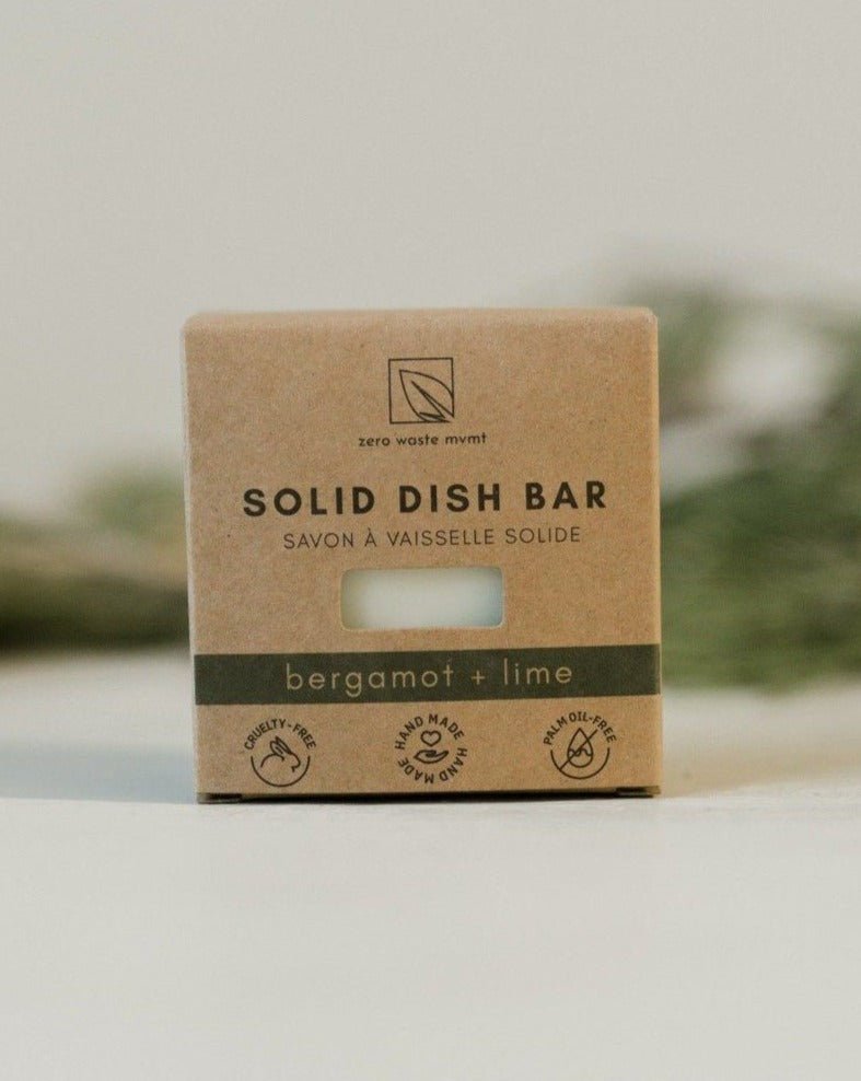Solid Dish Soap Bar | Bergamot + Lime - MacroPanora