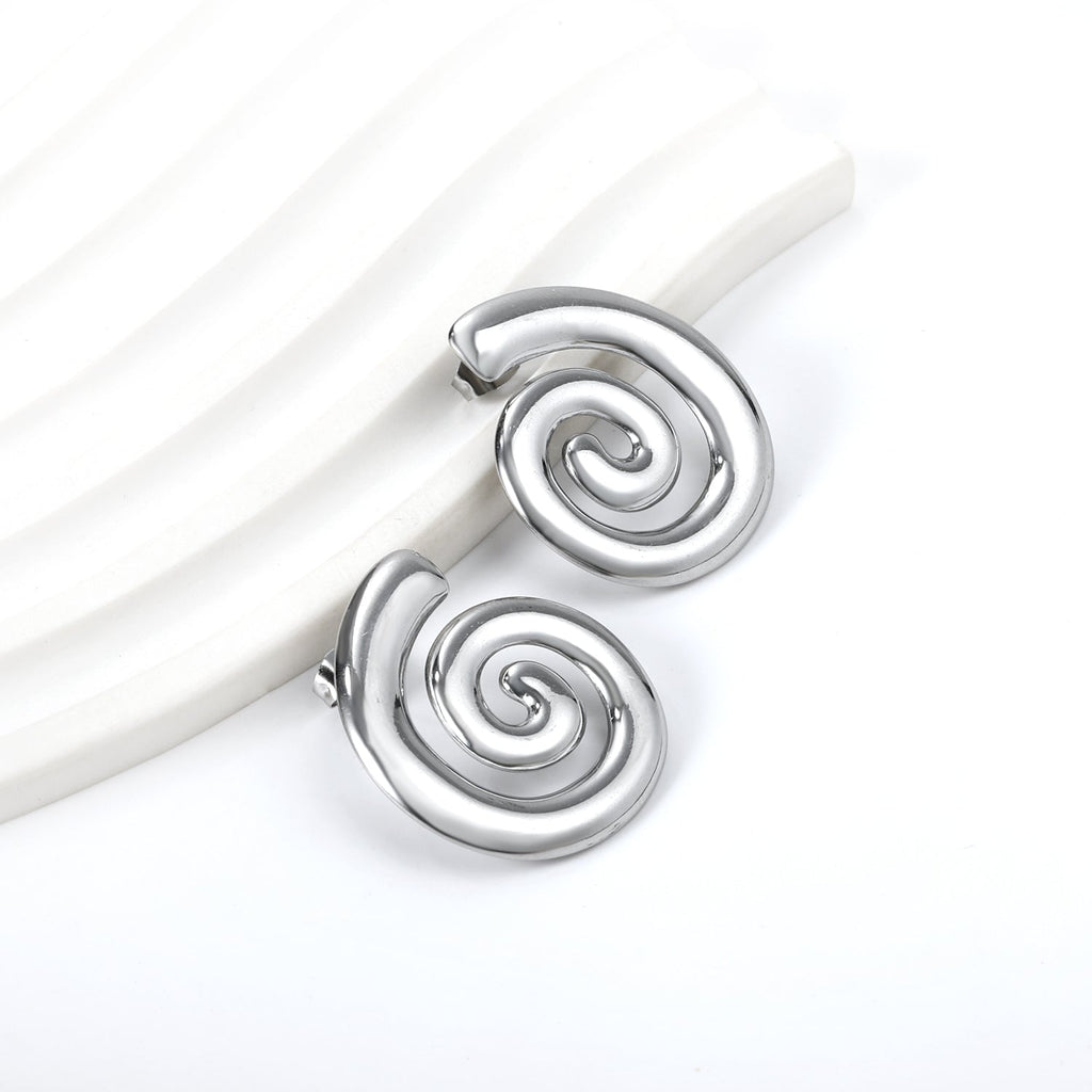 Spiral Radiance Earrings - MacroPanora