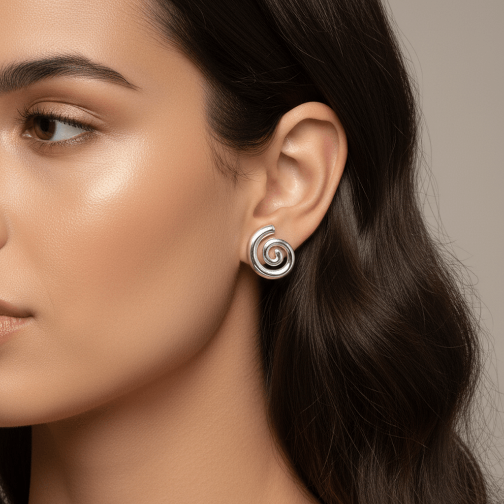 Spiral Radiance Earrings - MacroPanora