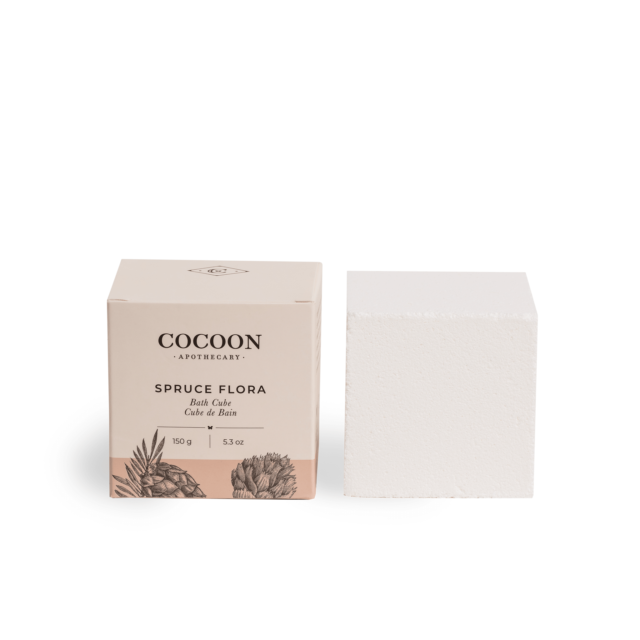 Spruce Flora Bath Cube - MacroPanora