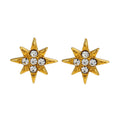 Style SARENBE Gold: 'Star Bright' Stud Earrings Gold - MacroPanora