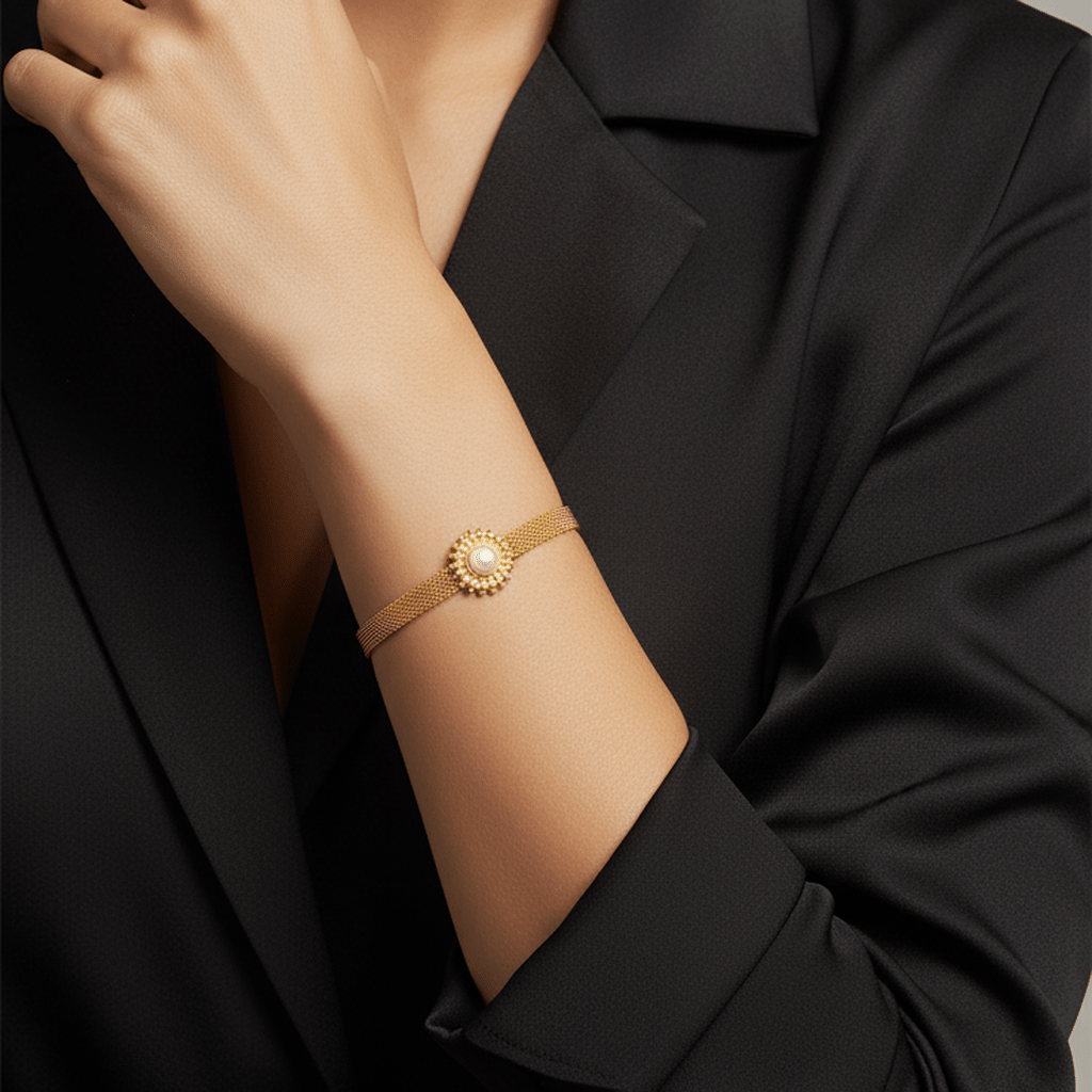 Sunlit Pearl Bracelet - MacroPanora