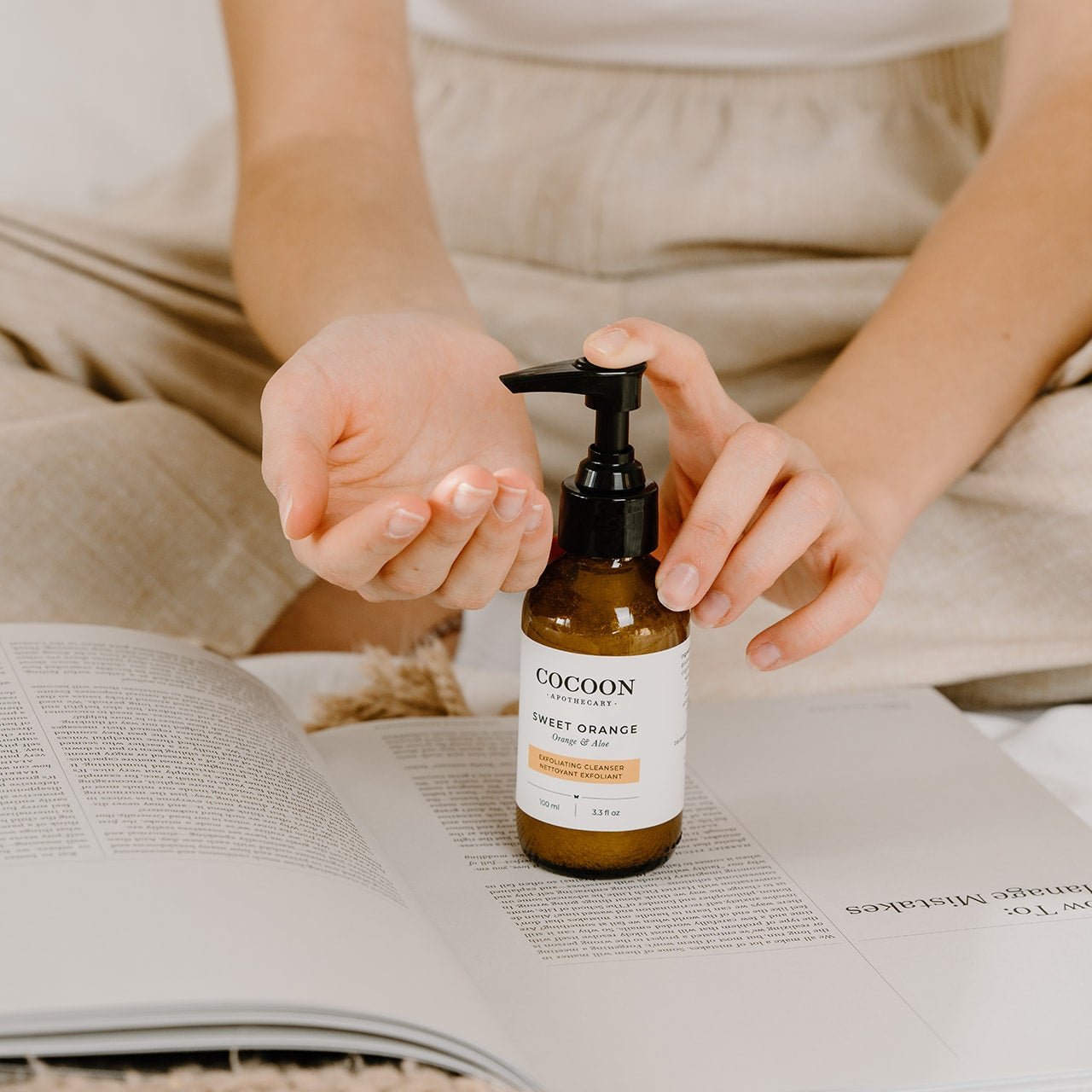 Sweet Orange Exfoliating Cleanser - Exfoliating Gel Cleanse for Clearer, Balanced Skin - MacroPanora