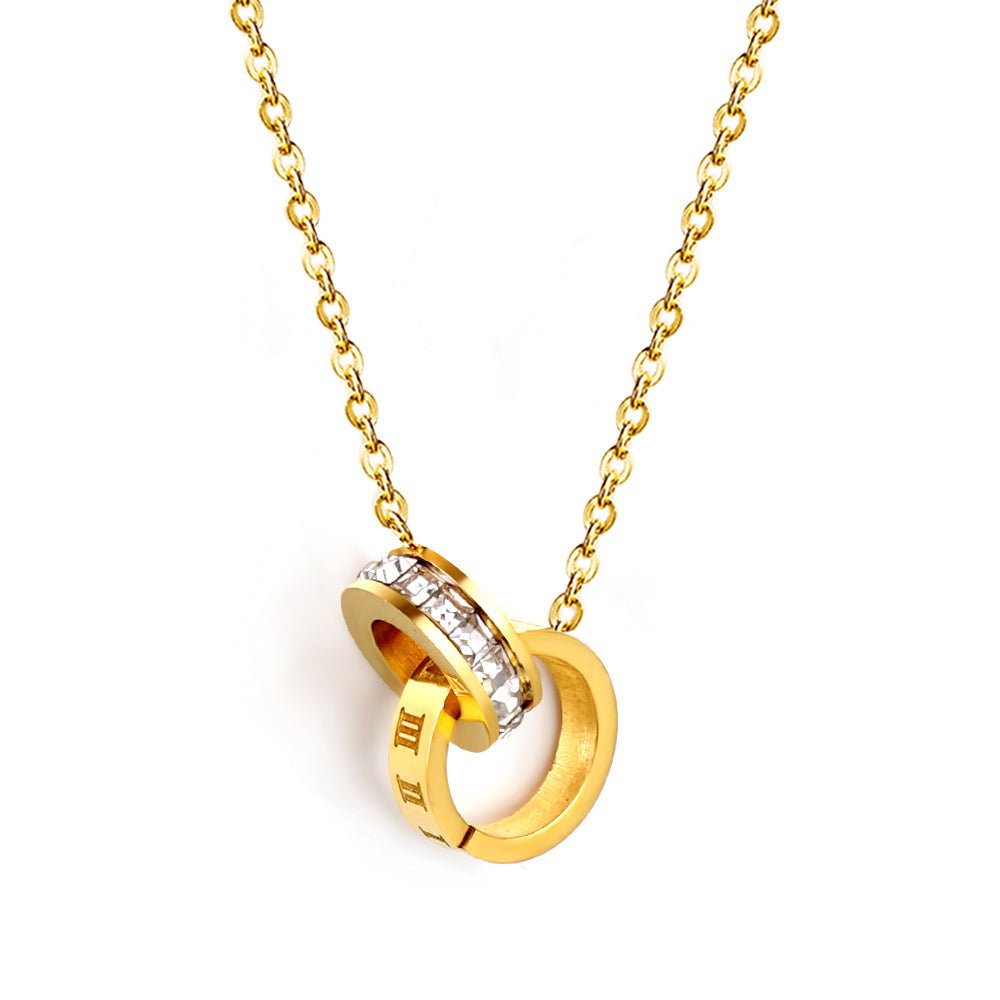 Timeless Double Circle Necklace - MacroPanora